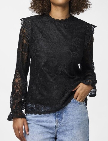 
						Bluza Pieces, negru