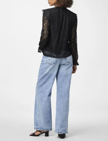 Bluza Pieces, negru
