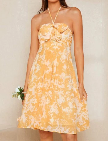 Rochie scurta SHEIN, galben