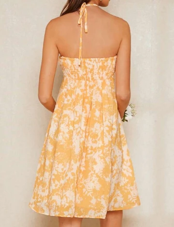 Rochie scurta SHEIN, galben