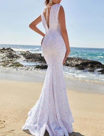 Rochie lunga Faeriesty, alb