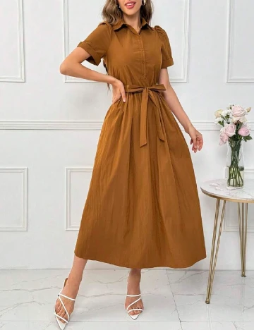 Rochie lunga SHEIN, maro