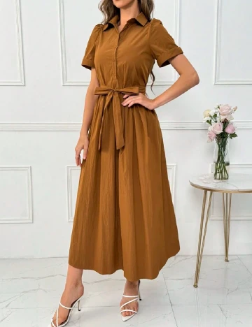 Rochie lunga SHEIN, maro