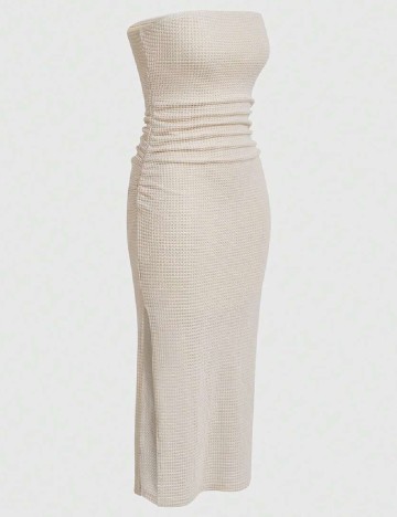 Rochie lunga SHEIN, crem