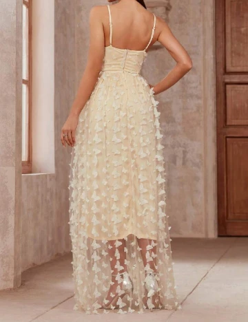 Rochie lunga SHEIN, crem Crem