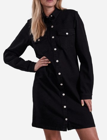
						Rochie scurta Pieces, negru