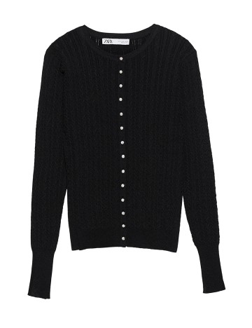 Bluza Zara, negru, XL