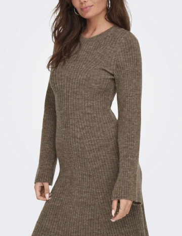 Rochie scurta Only, maro
