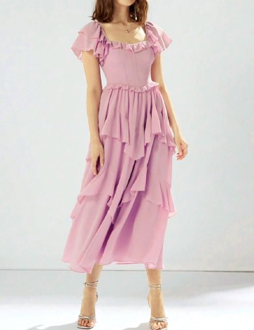 Rochie lunga SHEIN, roz