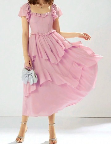 Rochie lunga SHEIN, roz