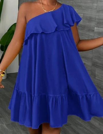 Rochie scurta SHEIN CURVE, albastru