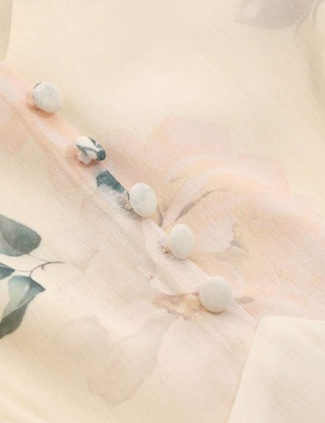 Rochie medie Dazy, crem