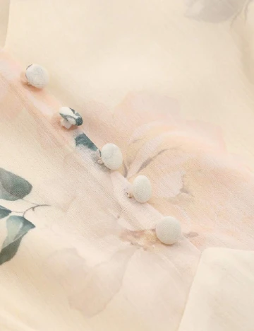 Rochie medie Dazy, crem