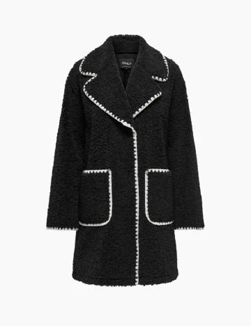Palton Only, negru