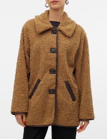 
						Palton Vero Moda, maro