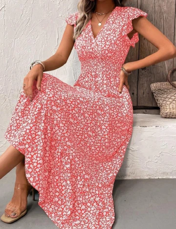 Rochie lunga SHEIN, rosu