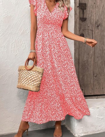 Rochie lunga SHEIN, rosu