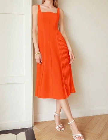 Rochie medie MOTF, portocaliu