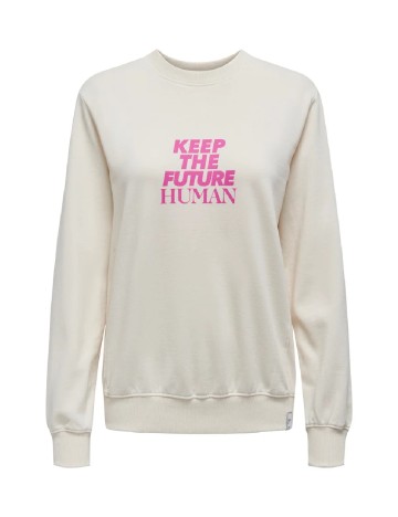 
						Bluza Only, crem