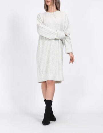 Rochie medie Pieces, gri