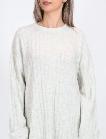 Rochie medie Pieces, gri