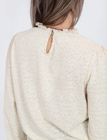 Bluza Only, ecru Alb