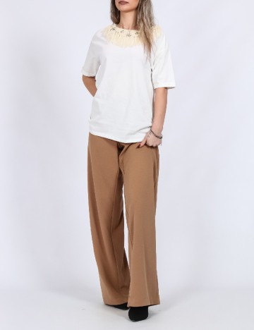 Tricou Motivi, alb