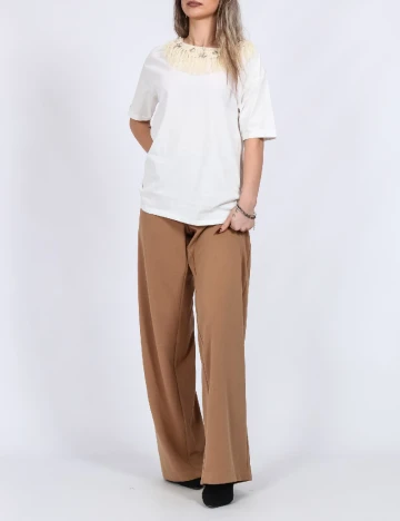 Tricou Motivi, alb