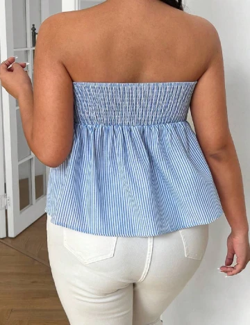 Top SHEIN CURVE, albastru