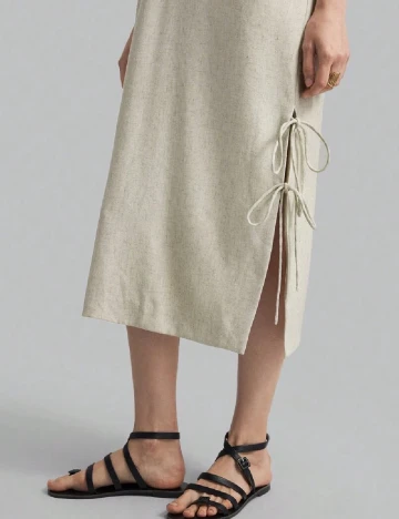 Rochie medie SHEIN, bej