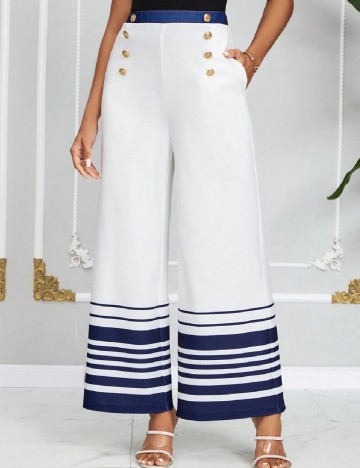 Pantaloni SHEIN, alb