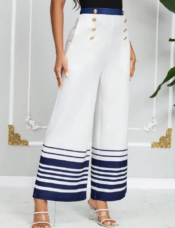 Pantaloni SHEIN, alb Alb