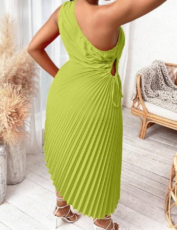 Rochie medie SHEIN CURVE, verde