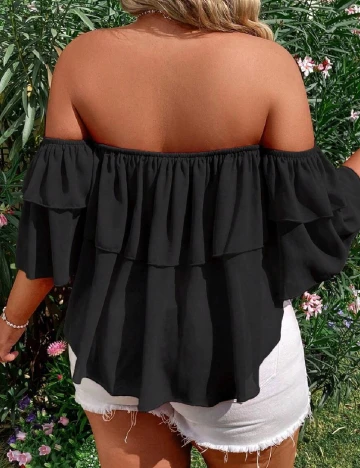Bluza SHEIN CURVE, negru