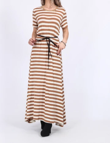 Rochie lunga Motivi, maro