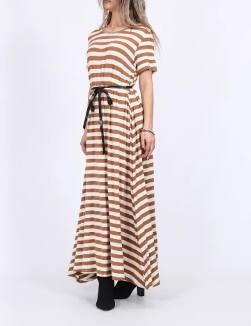 Rochie lunga Motivi, maro