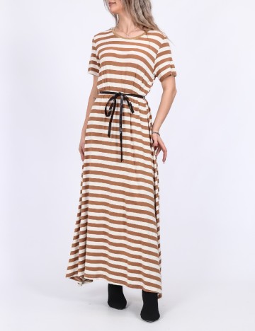 Rochie lunga Motivi, maro