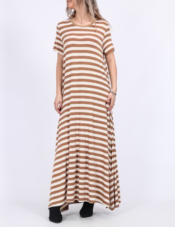Rochie lunga Motivi, maro