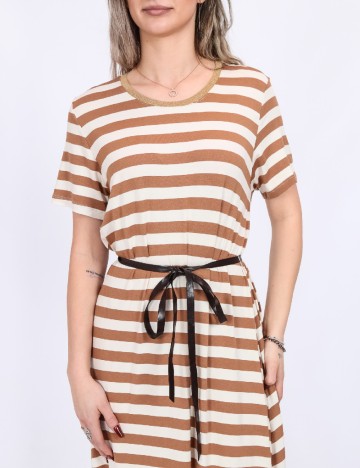 Rochie lunga Motivi, maro