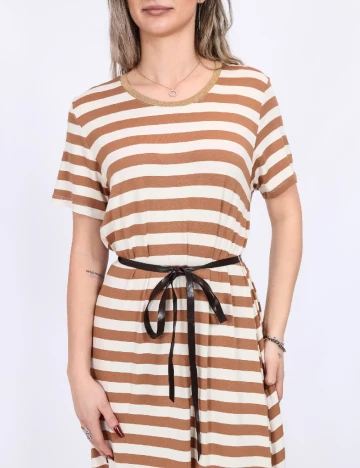 Rochie lunga Motivi, maro