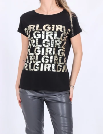 Tricou Motivi, negru