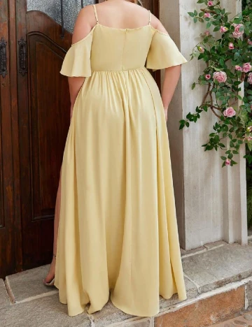 Rochie lunga SHEIN CURVE, galben