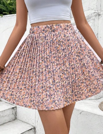 Fusta SHEIN, floral print