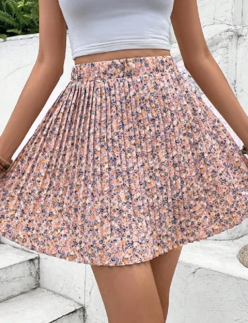 Fusta SHEIN, floral print
