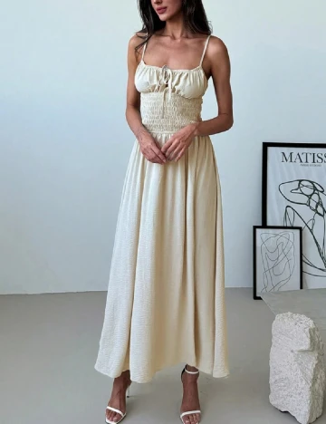 Rochie lunga SHEIN, bej
