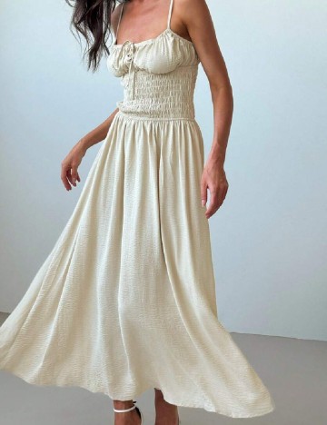Rochie lunga SHEIN, bej