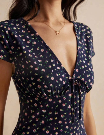 Rochie scurta SHEIN, bleumarin