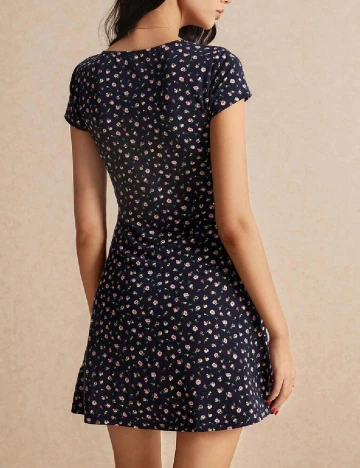 Rochie scurta SHEIN, bleumarin