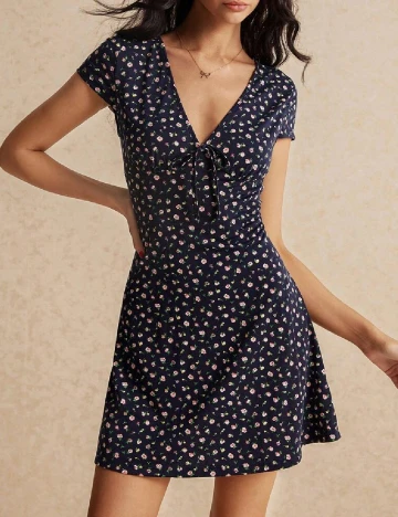 Rochie scurta SHEIN, bleumarin
