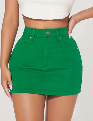 Fusta SHEIN, verde